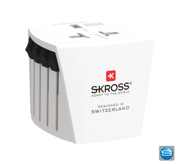 Reiseadapter der Marke SKROSS mit Ihrem Logo