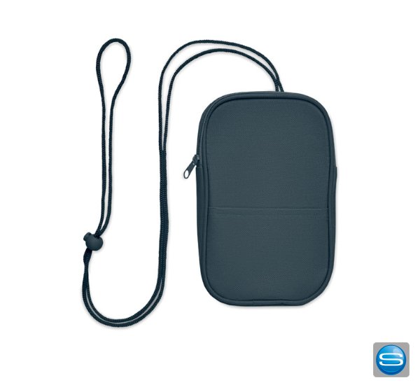 Crossbody-Reisetasche aus RPET mit Ihrem Motiv