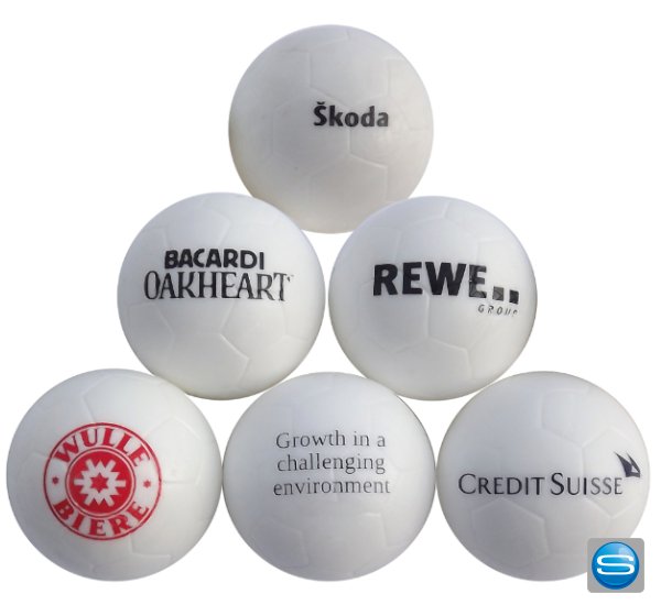 Kickerbälle mit Logodruck für Ihren Tischkicker Kickerbälle mit Logodruck für Ihren Tischkicker