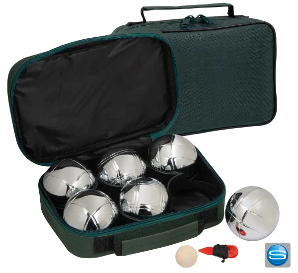 Metallkugeln Boules Spiel Set mit Ihrem Logodruck