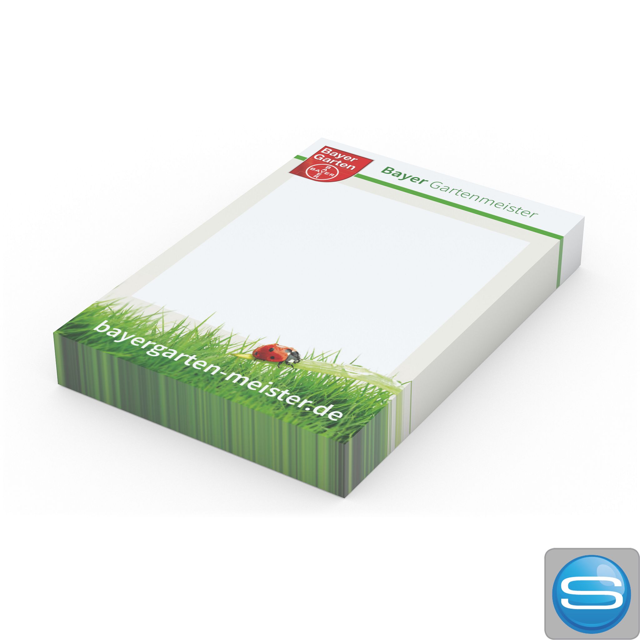 Haftnotizblock Basic als Werbeartikel mit Logodruck