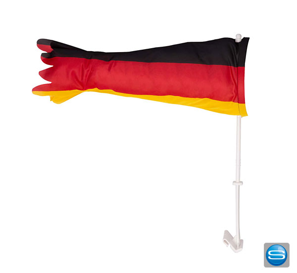 Deutschland Autofahne mit Ihrem Logo bedrucken