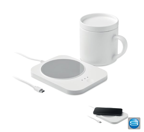 Bedruckbare 2-in-1 kabellose Ladestation Bedruckbare 2-in-1 kabellose Ladestation