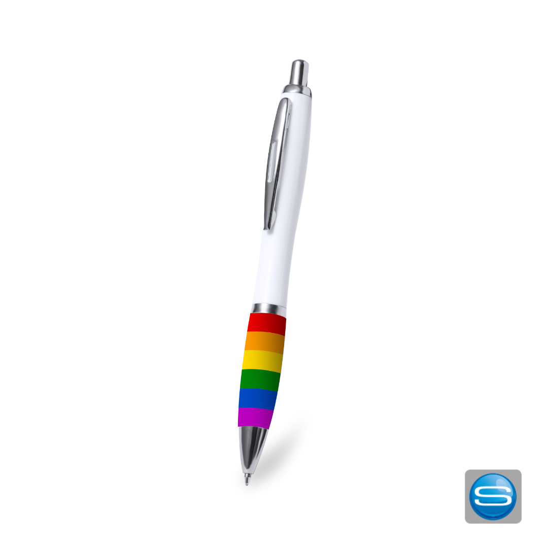 Kugelschreiber in Regenbogenfarben mit Ihrem Logo  Kugelschreiber in Regenbogenfarben mit Ihrem Logo