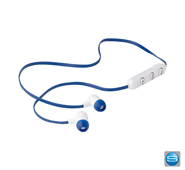 Bluetooth Kopfhörer mit transparenter Box als Werbeartikel