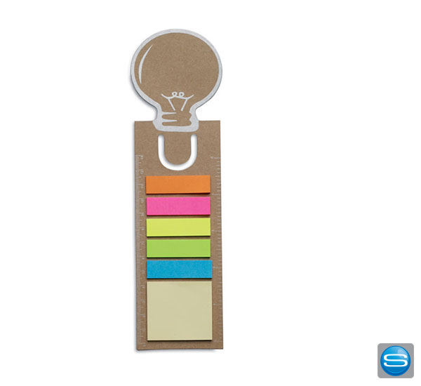 lesezeichen-bedrucken-lassen Multifunktionelles Lesezeichen aus recyceltem Papier mit Logo