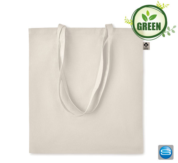 Tasche aus Organic-Cotton mit Logo bedrucken