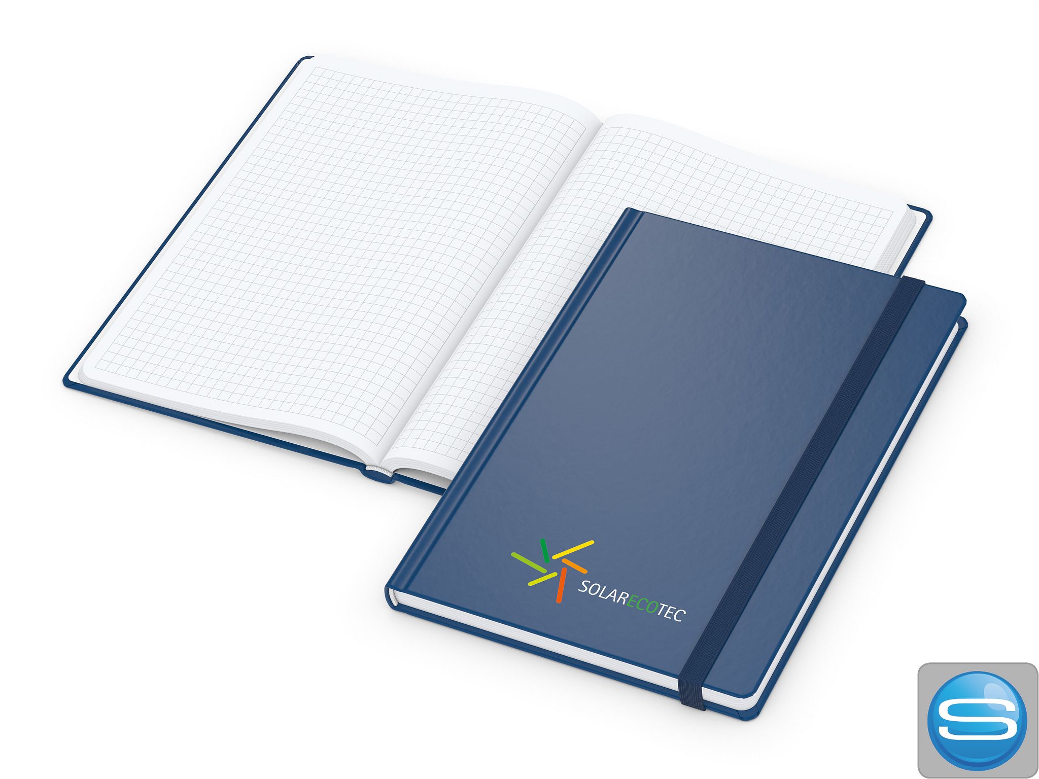 Notizbuch DIN A5 Hardcover als individuelles Werbegeschenk