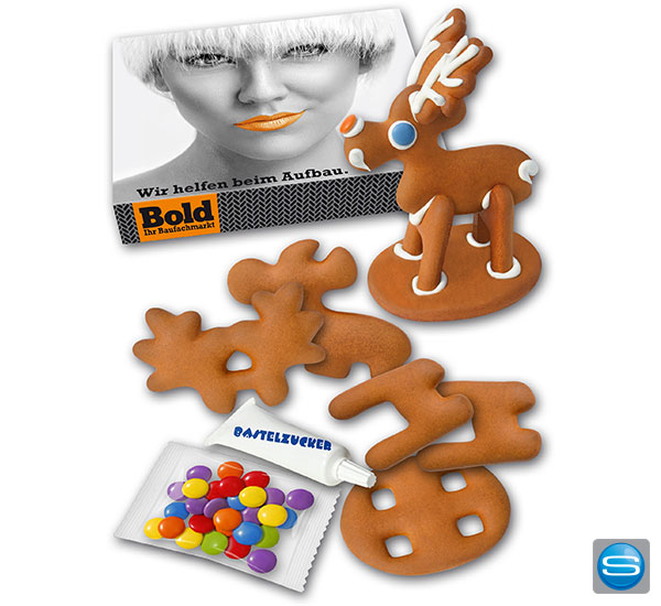 lebkuchen-bastelset-als-werbegeschenk Lebkuchen-Elch zum Selber basteln als Werbeartikel