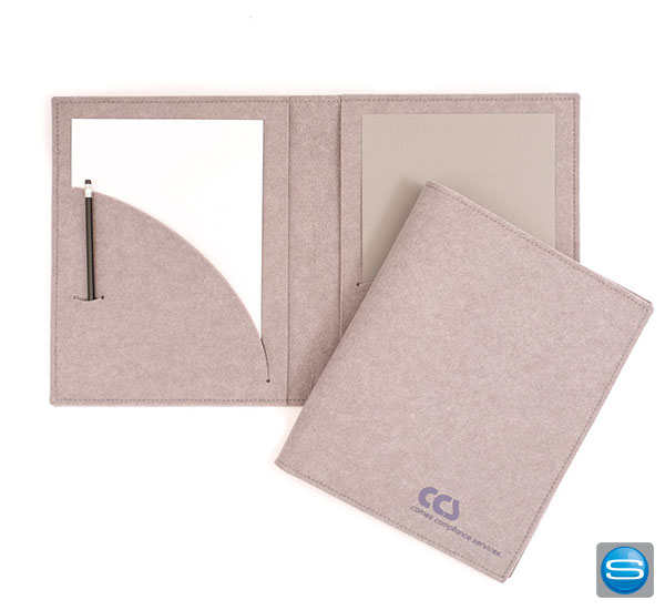 logo-filzmappen Dokumenten Mappe aus Filz bedruckt mit Ihrem Logo