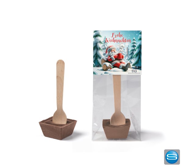 Heißer Löffel auf ChoViva Haferbasis als Werbegeschenk bedrucken Heißer Löffel auf ChoViva Haferbasis als Werbegeschenk bedrucken