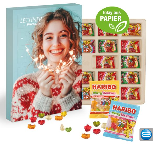 HARIBO Adventskalender mit 24 Fruchtgummi-Überraschungen