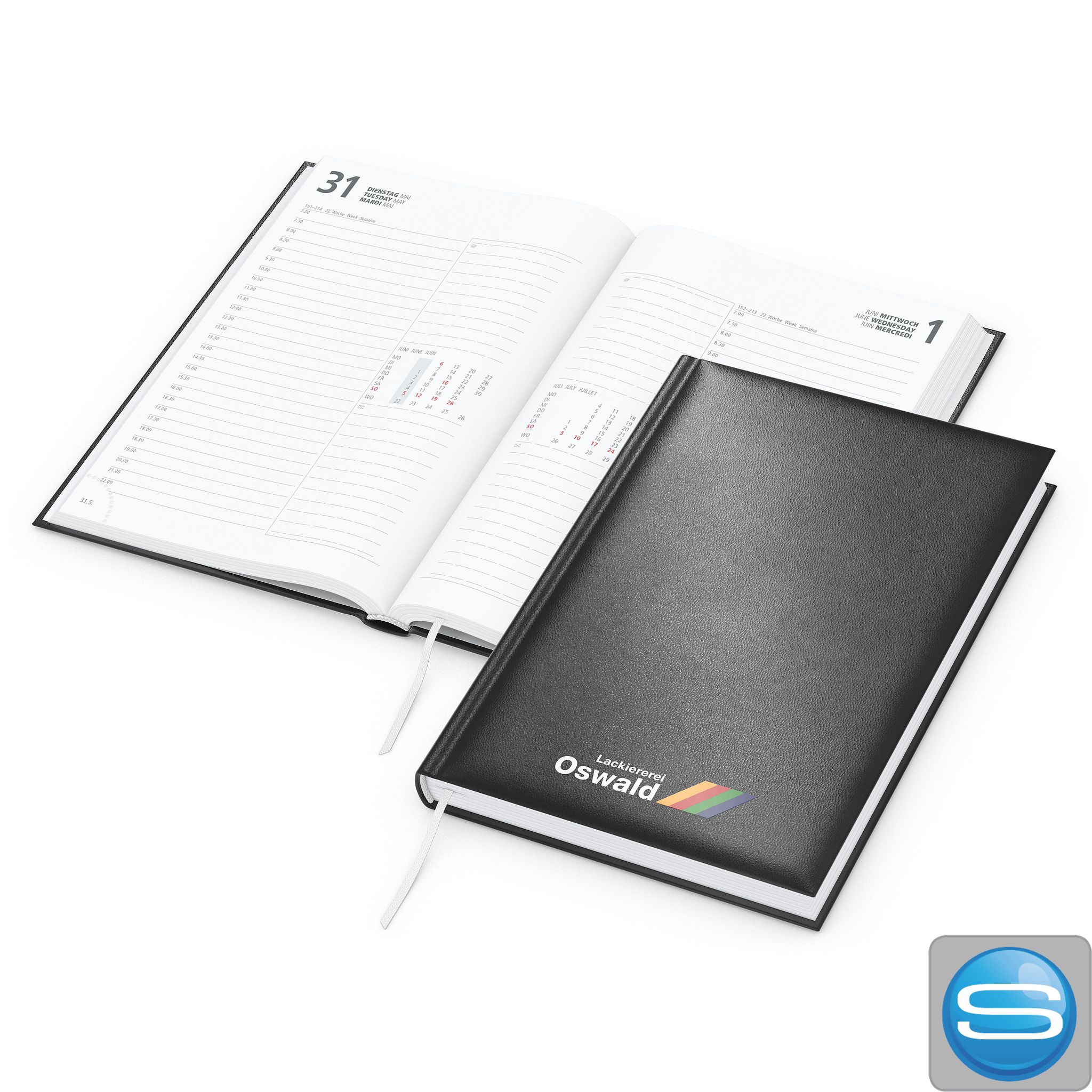 Tageskalender Image EXPRESS mit Logo