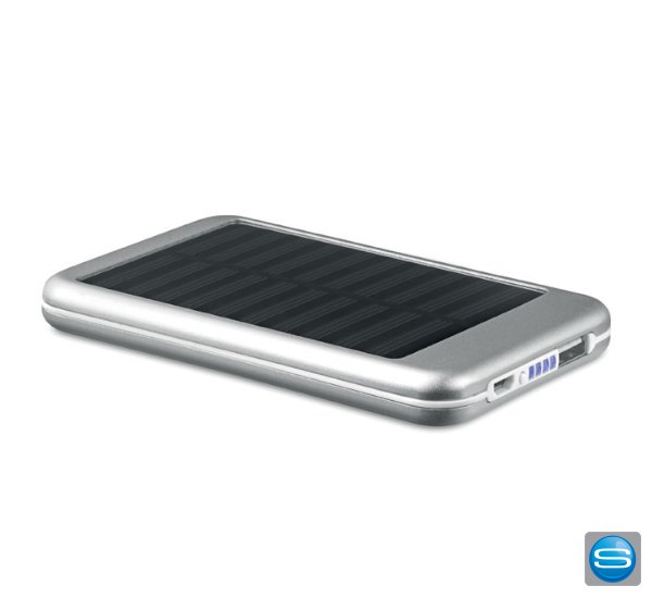 Powerbank mit Solarzellen als modernes Giveaway