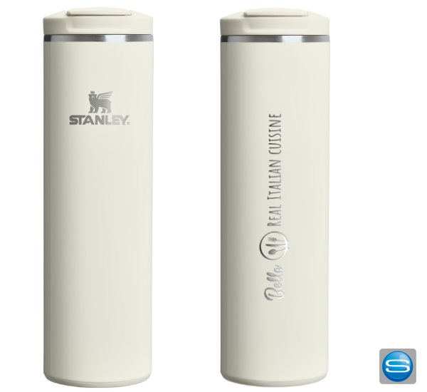 STANLEY 470 ml Transit Fliptop Thermobecher als Werbeträger