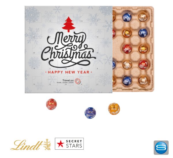Lindt Mini Kugeln Adventskalender mit Ihrem Wunschmotiv Lindt Mini Kugeln Adventskalender mit Ihrem Wunschmotiv