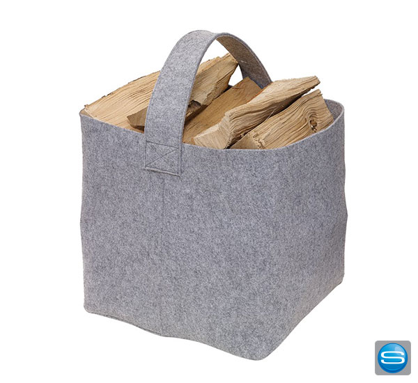 filztasche-fuer-feuerholz-als-exklusives-werbe-give-away Vielseitiger Filzkorb als Werbeträger