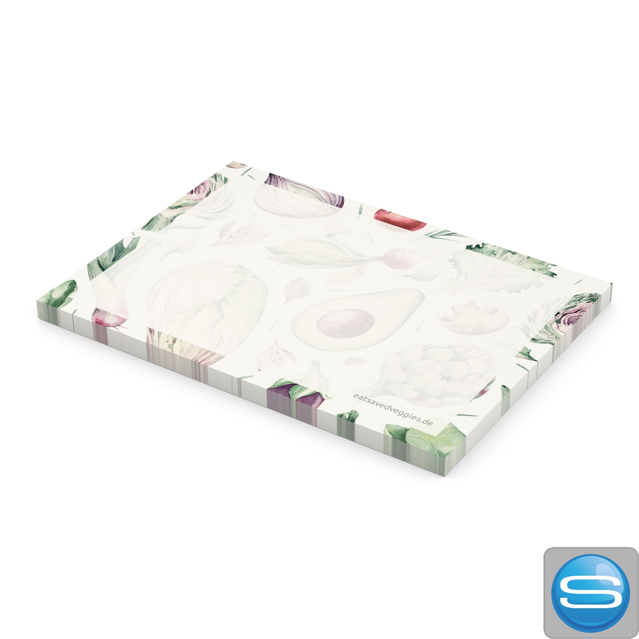 Haftnotizblock Basic Recycling mit individuellem Logodruck