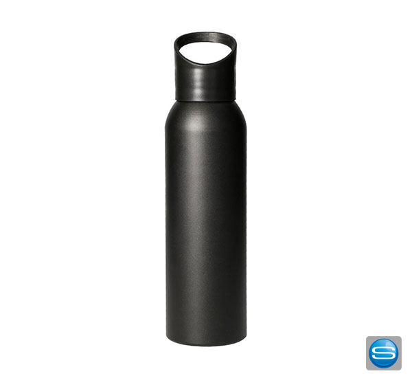 0,6 Liter Trinkflasche aus Aluminium als Give Away mit Logodruck