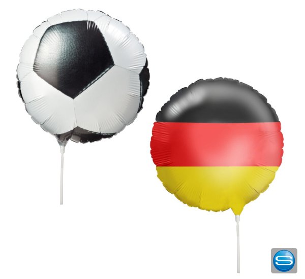 Luftballon mit Fußballdruck veredelbar