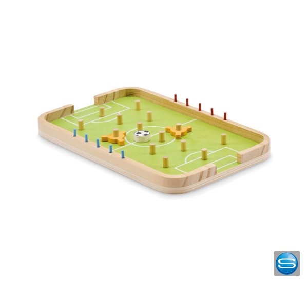 Fußballspiel aus Holz mit Ihrem Logo