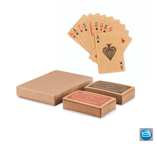 zwei-kartenspiele-recycling Kartenspiel aus Recyclingpapier mit Ihrem Logo