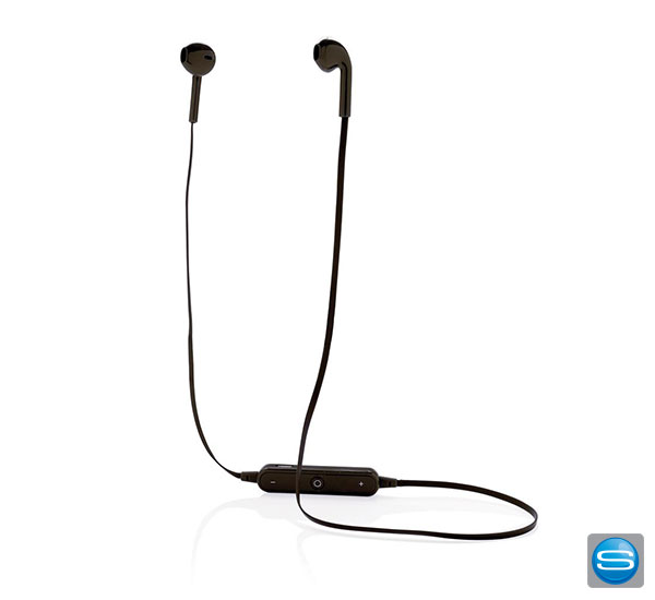 Bunte Bluetooth In-Ear Ohrhörer mit Etui als Werbegeschenk bedrucken