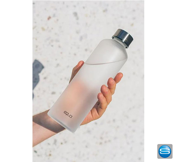 EQUA Glasflasche mit individueller Werbung