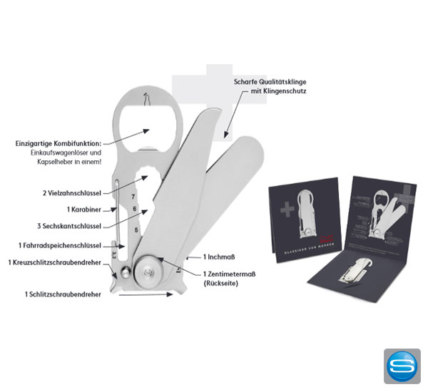RICHARTZ Key Tool Plus Cut mit Ihrem Logo graviert
