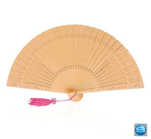 Fächer aus Naturholzstäbchen mit Ihrem Logo bedruckbar  