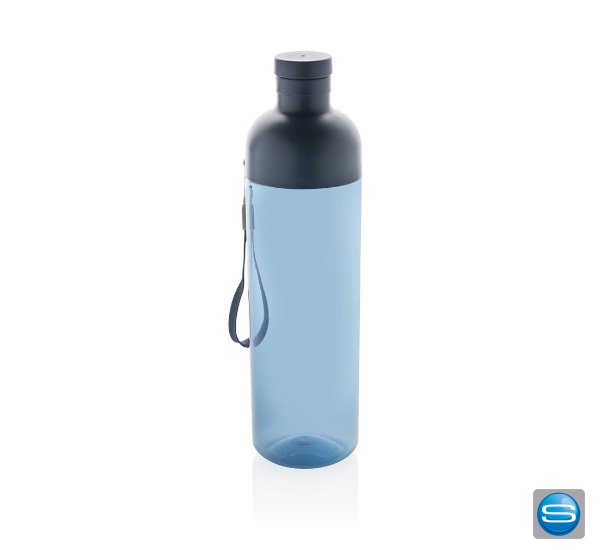 Auslaufsichere Wasserflasche aus RCS recyceltem PET als Werbeträger