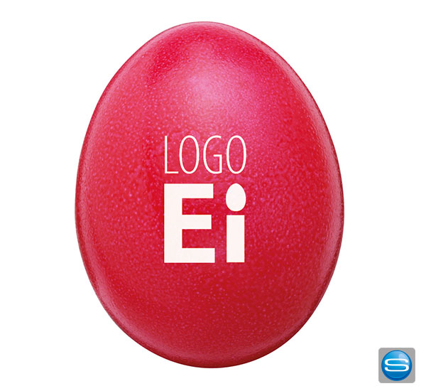 Bunte Logo-Eier als Osterwerbegeschenk