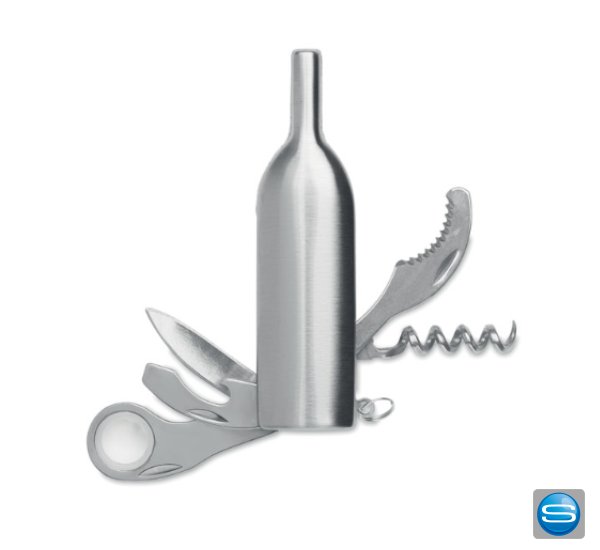 Taschenmesser in Form einer Weinflasche mit Ihrem Logo