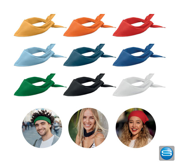 Multifunktionelles dreieckiges Bandana mit Ihrem Logo