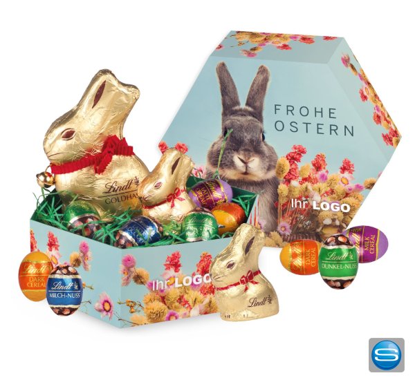 Lindt Osternest als individuelles Werbegeschenk