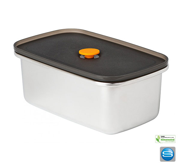 Auslaufsichere Lunchbox aus Edelstahl mit eigenem Logo