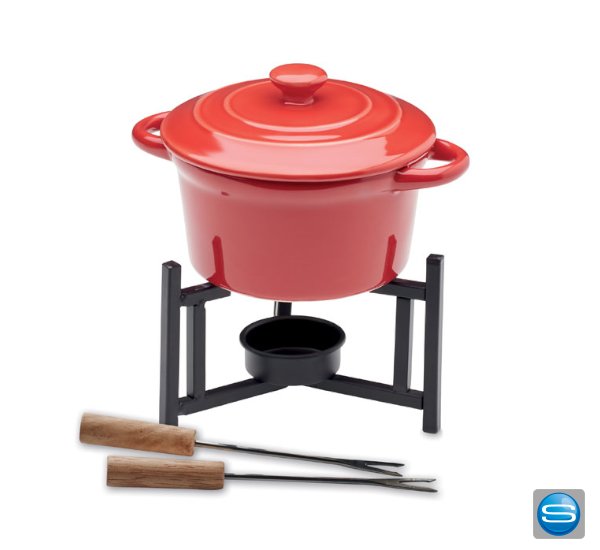 Fondue-Set mit Ihrem Motiv