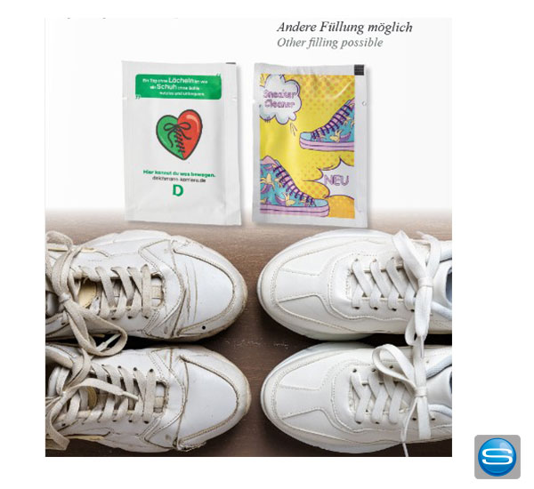 Sneaker Reinigungstuch mit individuellem Logo