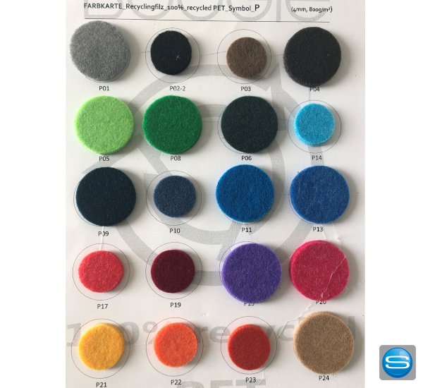 recyclingfilz-farben