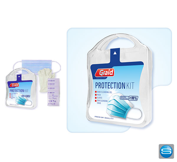 MyKit Protection mit Mundschutz als Werbegeschenk