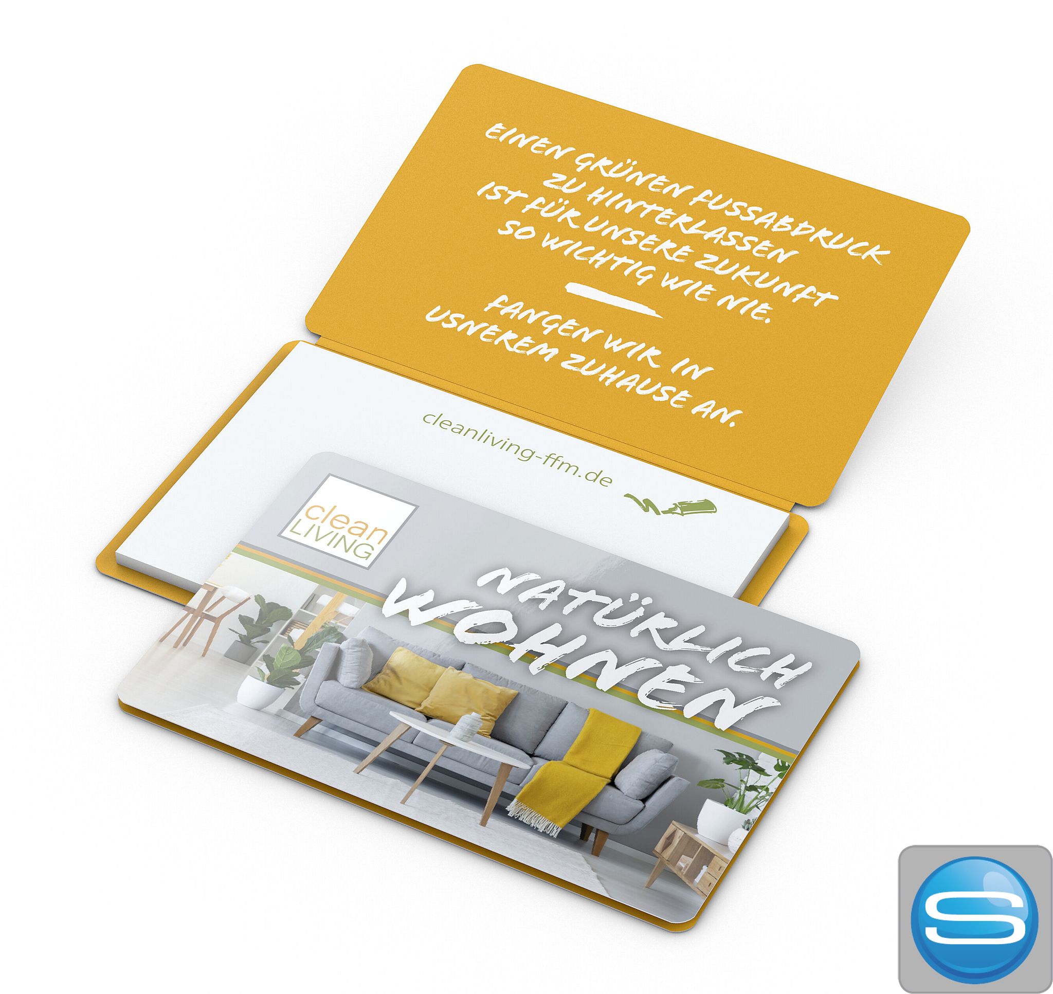 Haftnotizblock Scheckkartenformat als bedruckbares Give-away