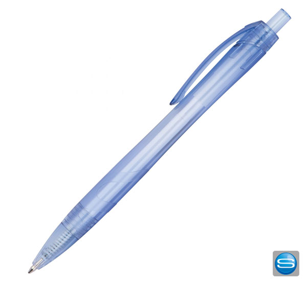 umweltfreundlicher-kugelsch Transparenter Kugelschreiber aus RPET mit Ihrem Motiv bedrucken