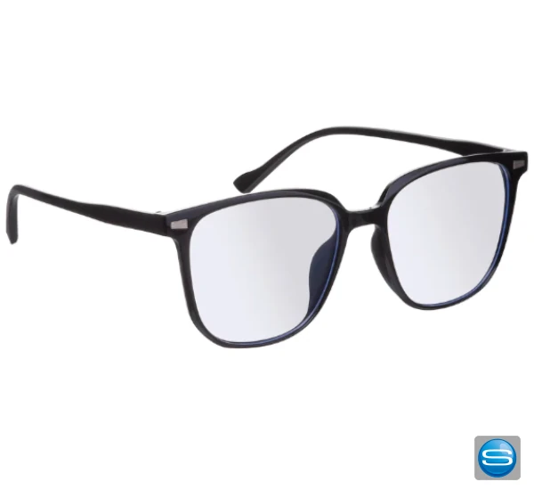 Blaulichtfilter Brille mit Logodruck als Werbegeschenk für Büro & Homeoffice