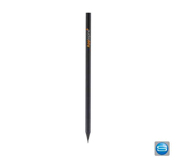 Schwarzer Bleistift als Werbeartikel