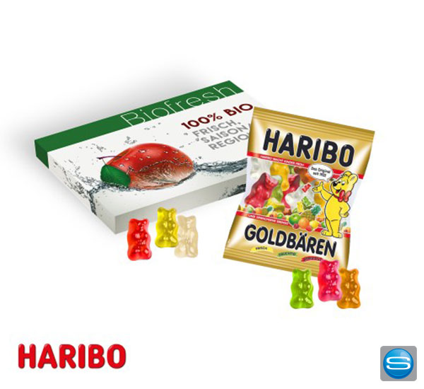 Haribo Fruchtgummi Briefchen mit Ihrer Werbebotschaft