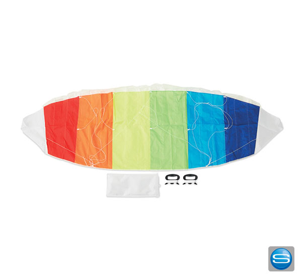 lenkdrache-lenkmatte Lenkmatte in Regenbogenfarben mit Ihrem Firmenzeichen