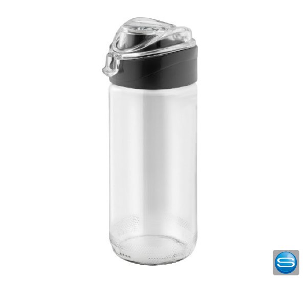 transparente bedruckbare Metmaxx®Trinkflasche mit Ihrem Logo