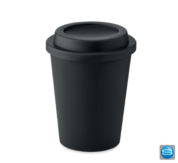 Becher als Werbemittel mit Firmenlogo versehen