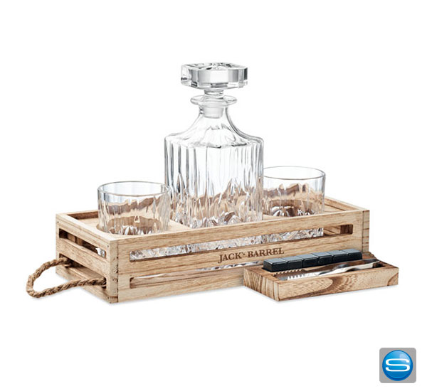 whiskey-set-mit-logo Gravierbares Whiskey-Set als Werbeartikel