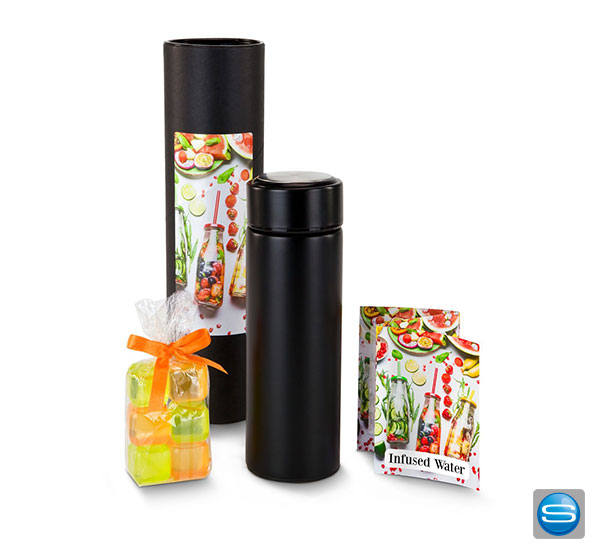 isolierbecher-logodruck Isolierflasche von ROMINOX® mit Ihrem Logo gravierbar